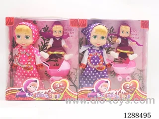 10 inch doll with IC + 6 inch doll set 2 mixed