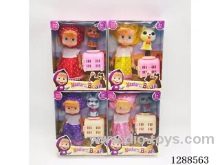 6 inch doll set 4 mixed