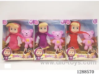 6 inch doll set 3 colors