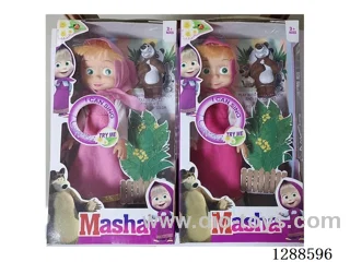 14 inch doll set with music