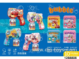 bubble gun in color  box