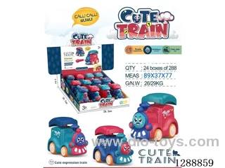 Push-and-Pull Train 12PCS