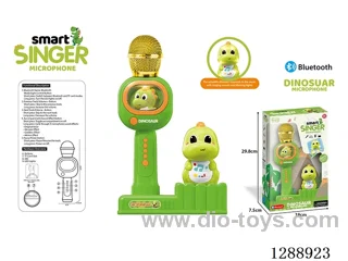 Bluetooth Microphone W L/M + Dinosaur Voice-Activated Lights