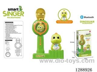 Bluetooth Microphone W L/M + Dinosaur Voice-Activated Lights