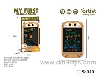 Eagle LCD Drawing Board, One-Button Clear, included battery (1 x 3V CR2025 Button Cell Battery)