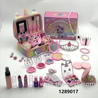 Unicorn make up bag in color box