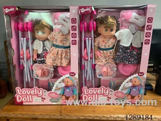 Eco-Friendly Doll Set (Plastic Car)