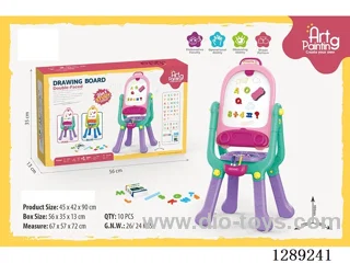Children’s Double-Sided Drawing Board (Pink)