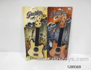 Imitation Wood Grain Guitar (Plastic Wire Strings)/2 styles，2 colors