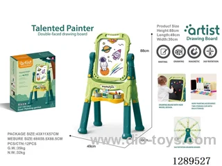 Magnetic Double-Sided Drawing Board with Long Legs