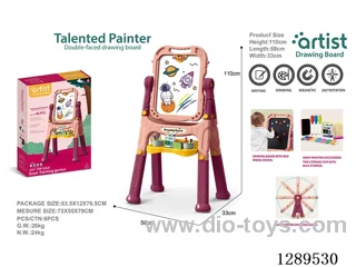 Magnetic Double-Sided Drawing Board with Long Legs
