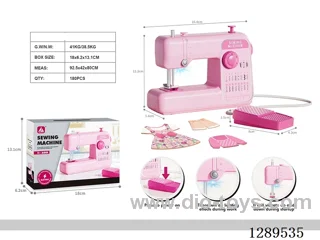 Electric Sewing Machine Set (Electric, Lights; 2 AA batteries not included)