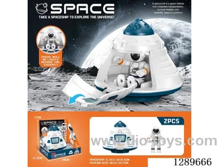 Space Exploration Flying Saucer - Lights - Included Battery