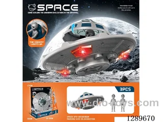 Space UFO - Lights and Sound Effects - Not Included Battery