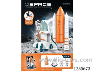 Space Plane Launch Pad - Lights and Sound Effects - not included battery