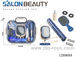 Hair Styling Set (12-PCS Set with Makeup Mirror and Hair Straightener)
