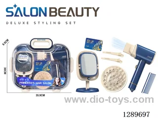 Hair Styling Set (Makeup Mirror, Hair Dryer, 10-PCS)