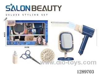 Hair Styling Set (Hair Dryer, Makeup Mirror, 8-PCS Set)