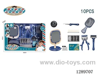 Hair Styling Set (Makeup Mirror, Hand-Pushed Clipper, 10-PCS Set)