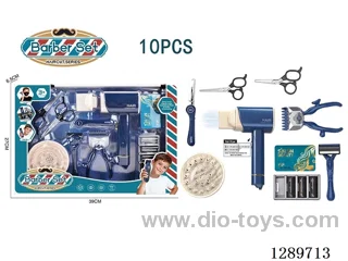 Hair Styling Set (Hair Dryer, Razor, and Hand-Pushed Clipper, 10-PCS Set)