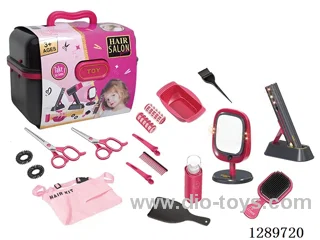 Hair Styling Set (21-PCS Hair Straightener and Makeup Mirror Set)