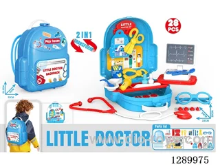 Medical-Themed Backpack/School Bag Set, 28PCS