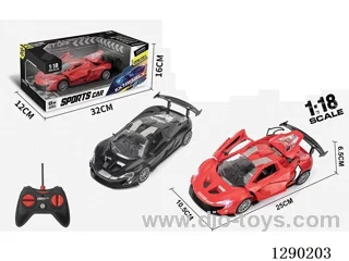 1:18 5ch rc car with light not included battery