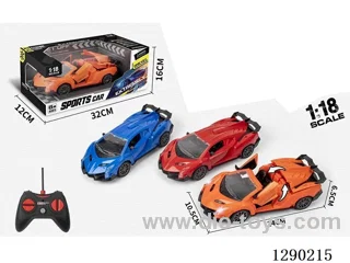 1:18 5ch rc car with light not included battery