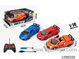 1:18 5ch rc car with light included battery