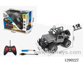 1:18 5ch rc car with light included battery