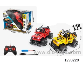 1:18 5ch rc car with light included battery