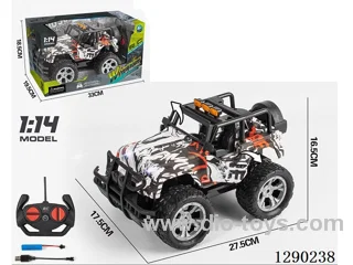 1:14 4ch rc car included battery