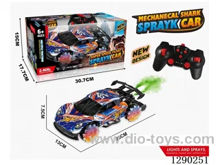 2.4G 11ch 1:16 rc car W L/M/spray included battery