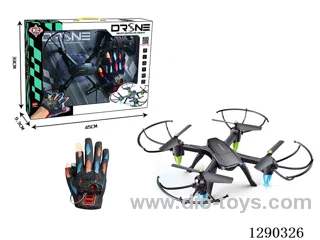 Altitude-Hold Quadcopter (with Glove-Style Remote Control) included battery