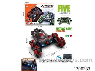 2.4G rc stunt car 3 colors included battery
