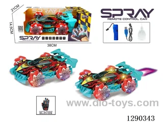 RC stunt car with glove-style remote control included battery