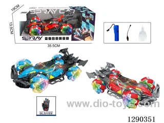 RC stunt car with glove-style remote control included battery