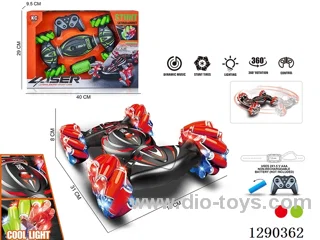 2.4G RC stunt car included battery