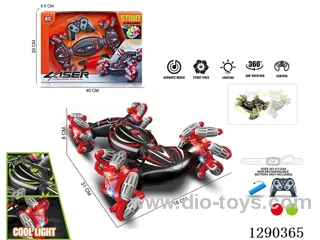 2.4G RC stunt car included battery