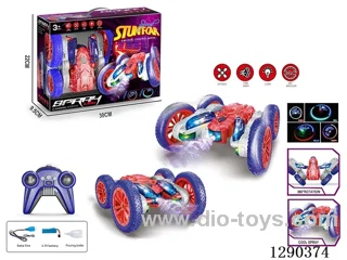rc stunt car with spray included battery
