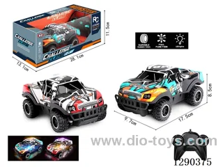 1:20 40MHZ 4ch rc car with light not included battery