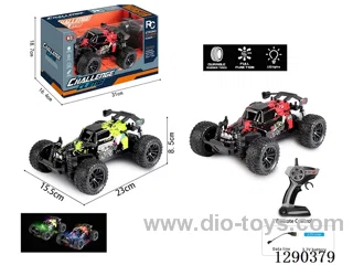 2.4G 1:18 4ch rc car with light included battery