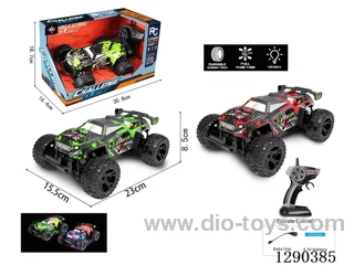 2.4G 1:18 4ch rc car with light included battery