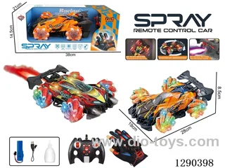RC Stunt Car with Dual Controls (Handle and Gloves) included battery