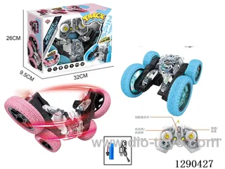 2.4G RC stunt car with light included battery