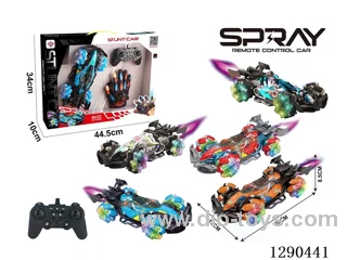 RC Stunt Car with Handheld Remote Control 3 colors included battery