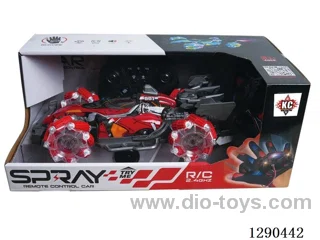 RC Stunt Car with Dual Controls (Handle and Gloves) 3 colors included battery