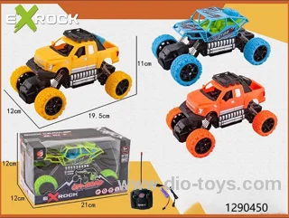 4 ch rc climbing car，include battery，2 styles mix