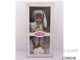 55 cm Reborn Doll - Highly Realistic Baby Doll, Full-Body Soft Rubber, Includes Bottle, Diapers, Birth Certificate, Teddy Bear, and Shake-Activated IC