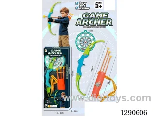 41 cm Bow with Arrows / Quiver + Target